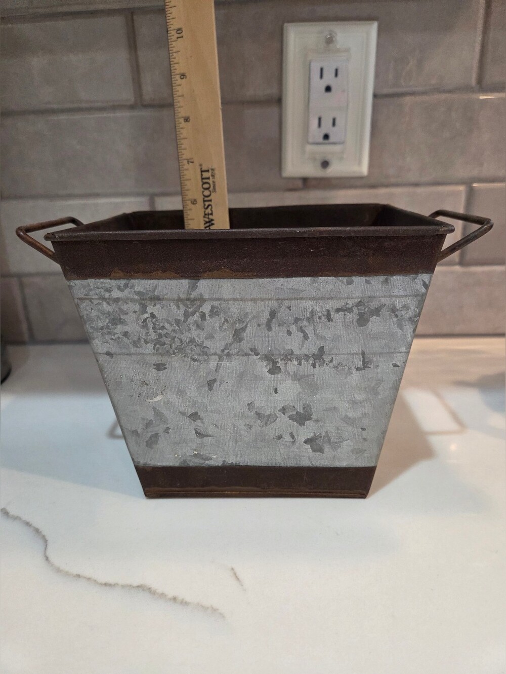 Farmhouse Metal Container